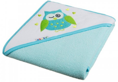 Akuku Okrycie kąpielowe 100x100 Turkusowy