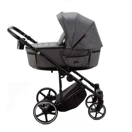 Adamex Zico New Wózek Głęboko-Spacerowy 2w1 Grafitowy TK-57