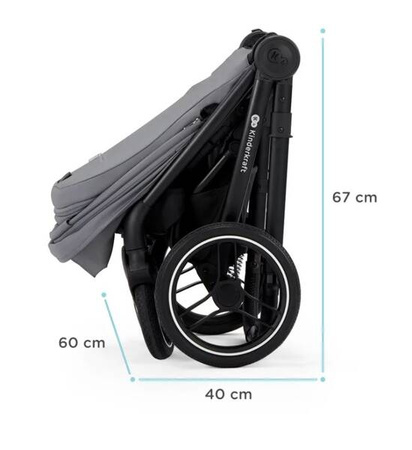 Kinderkraft Nea Wózek Spacerowy Midnight Black