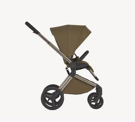 Anex Flo Wózek Głęboko-Spacerowy Astra + Cybex Aton B2 i-Size Fotelik Samochodowy 0-13kg + Baza One Volcano Black