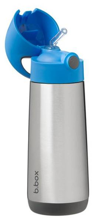 B.Box Bidon Termiczny 500 ml ze Słomką Blue Slate