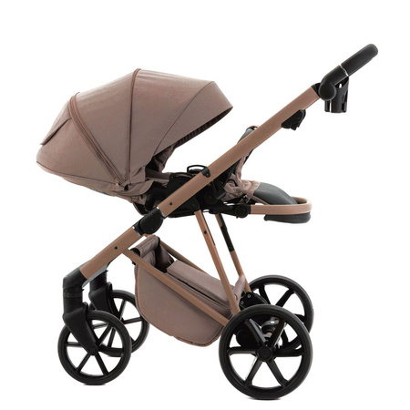 Adamex Delta Natura 4 Wózek Głęboko-Spacerowy Camel