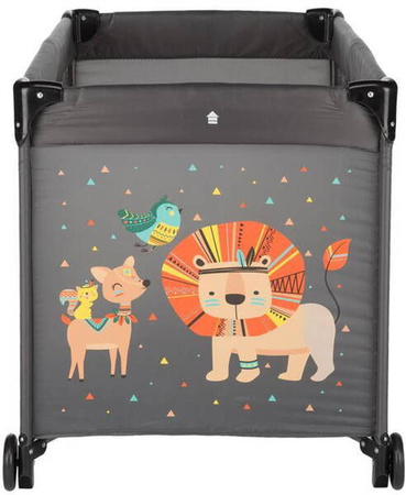 Petite&Mars Koot Łóżeczko Turystyczne Lion Grey