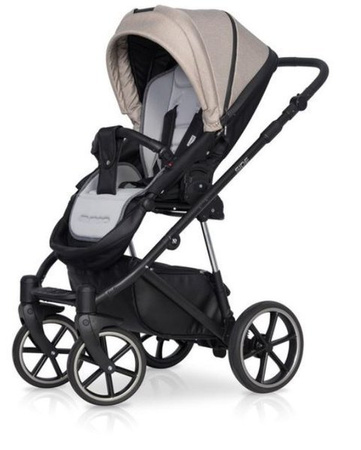 Riko Side Wózek Głęboko-Spacerowy 2w1 Nugat