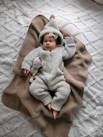 Zaffiro Nevada Kombinezon Wełniany Dla Dzieci 74/80 Beige