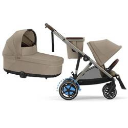 Cybex E-Gazelle S Wspomagany Wózek Głęboko-Spacerowy Rok Po Roku Almond Beige