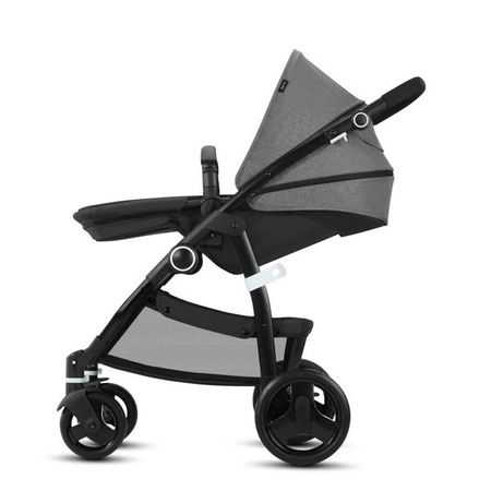 Cybex Cbx Leotie Pure + Shima zestaw 3w1 Wózek Głęboko-spacerowy + Fotelik Samochodowy 0-13kg Smoky Anthracite