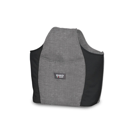 Riko Basic Saxo Wózek Bliźniaczy Głęboko-Spacerowy 04 Onyx