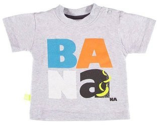 T-Shirt Koszulka Sun Dla Chłopca Szary Melanż 98