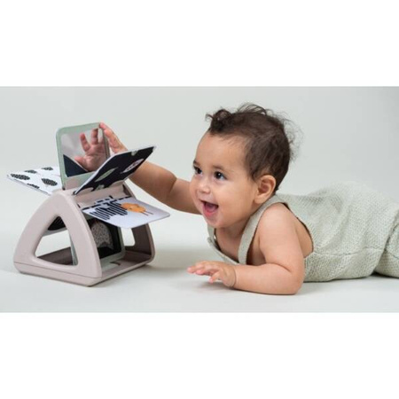 Taf Toys Książeczka Obracająca Się Tummy-time Czarno-biała