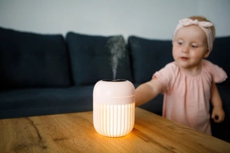 InnoGIO GioHygro Light Nawilżacz Powietrza z Lampką Różowa