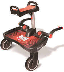Lascal Zestaw BuggyBoard Maxi Czerwony/Czerwony