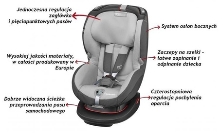 Maxi-Cosi Rubi Xp Fotelik Samochodowy 9-18kg Poppy Red