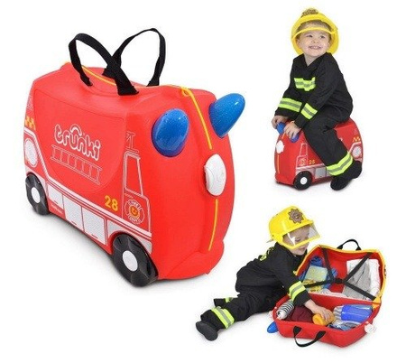 Trunki Jeżdżąca Walizeczka / Jeździk Wóz Strażacki Frank