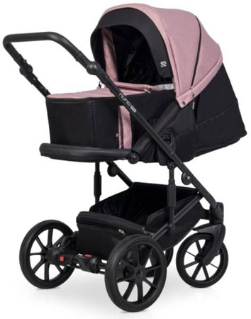 Riko Nuno Pro Wózek Głęboko-Spacerowy 2w1 z Miękką Gondolą Rose