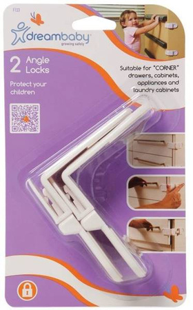 DreamBaby Zamknięcie Zabezpieczające Kątowe - 2 Szt.