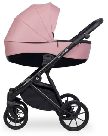 Riko Brano Pro Wózek Głęboko-Spacerowy 2w1 Energy Pink