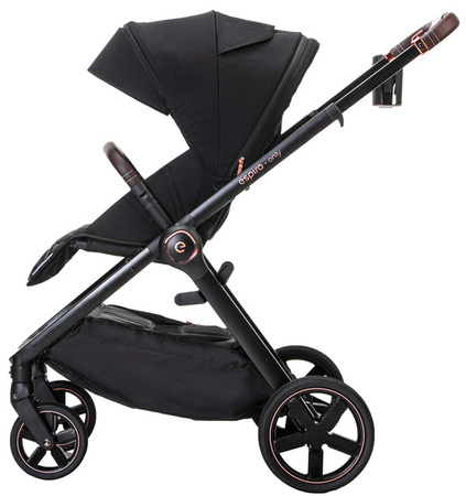 Espiro Only Way 2023 Wózek Spacerowy Koła Żelowe 210 Stylish Black