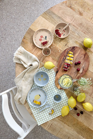 Lassig Komplet naczyń dla dzieci Happy Fruits Lemon
