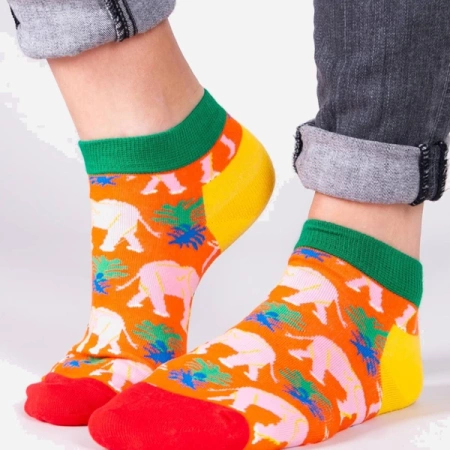 Yo! Skarpetki Stopki Spoksy 31-34 Pomarańczowe