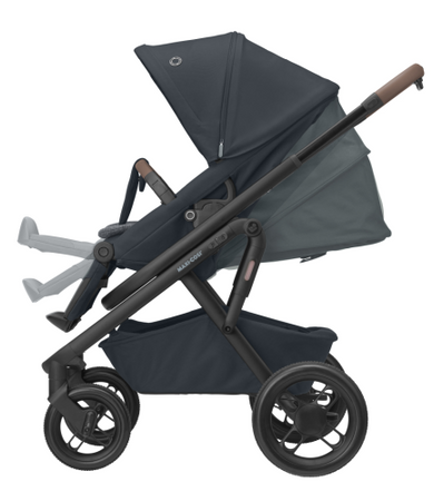 Maxi-Cosi Lila XP+ Wózek Spacerowy z Gondolą Essential Graphite