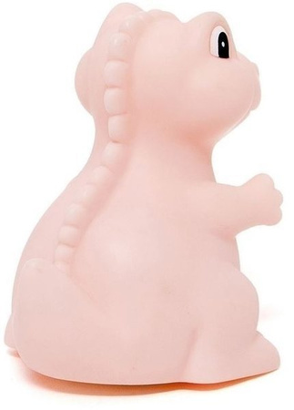 Petit Monkey Miękka Pastelowa Lampka Nocna LED T-rex Różowy