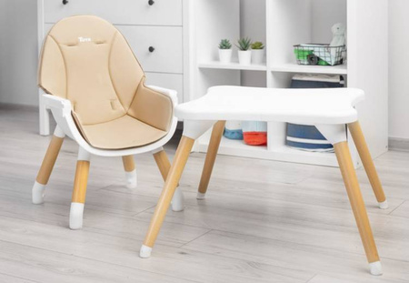 Caretero Tuva Krzesełko do Karmienia Beige