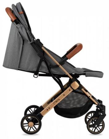 MoMi Estelle Wózek Spacerowy Gold Grey