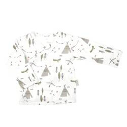 Nicol Kaftanik Niemowlęcy Bawełniany Kopertowy Dla Chłopca Bruno Rozmiar 68