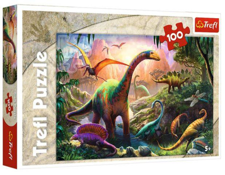 Trefl Puzzle 100 EL Świat Dinozaurów