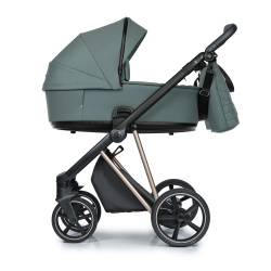[OUTLET] Roan Ivi 2.0 Wóżek Głęboko-Spacerowy Rama Champagne Pine Green