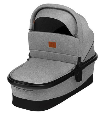 Lionelo Mika Wózek Głęboko-Spacerowy + Fotelik Samochodowy 0-13 kg 3w1 Grey Stone