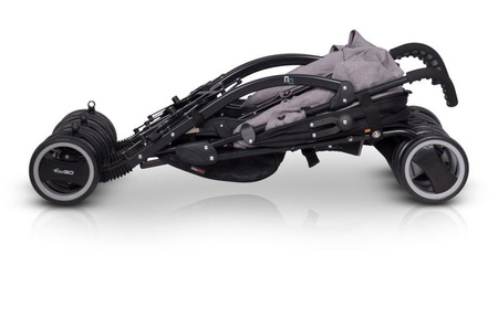 Easy Go Duo Comfort Wózek Spacerowy Bliźniaczy Denim 03