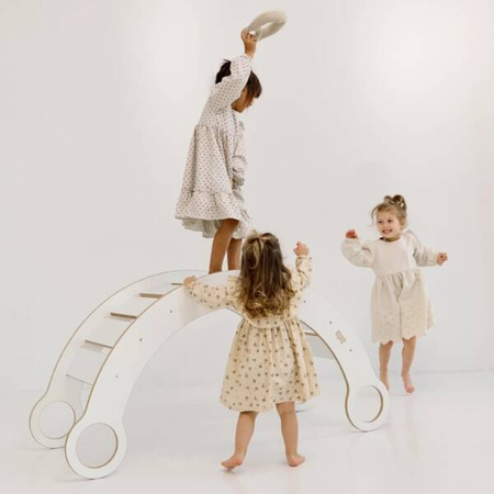 Baby Wood Bujak Drewniany XL Biały