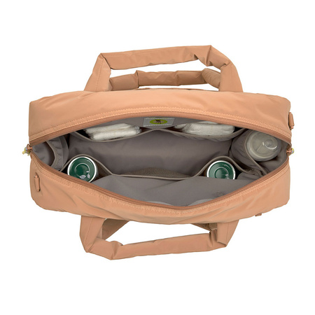 Lassig Green Label Torba dla mam z akcesoriami Everyday almond