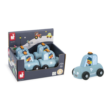 Janod Pojazd Radiowóz Miasto Cross Roads 12m+