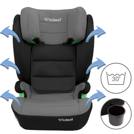 Kidwell Weston Fotelik Samochodowy 15-36kg Grey / Black