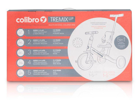 Colibro Tremix Up Rowerek Dziecięcy 6w1 Rose