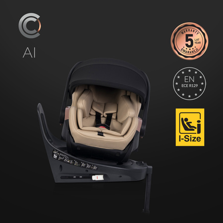Cavoe AI Fotelik Samochodowy 0-13 Kg Natural