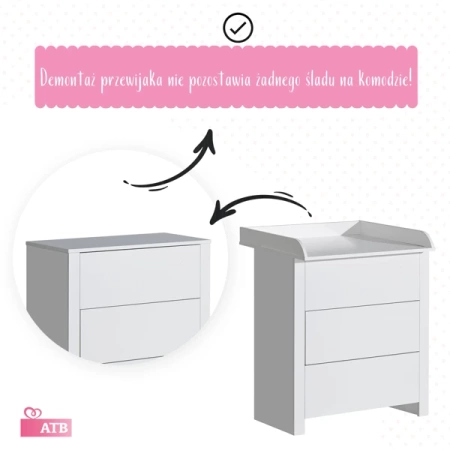 ATB Basic Funkcjonalna Komoda z Przewijakiem