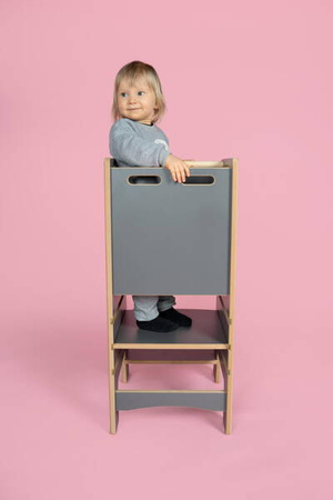 Tupti.wood Kitchen Helper Noway Pomocnik Kuchenny Bezpieczny Szary