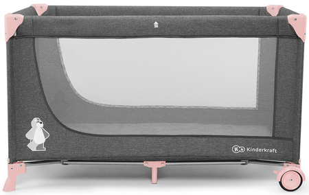 Kinderkraft Joy Łóżeczko Turystyczne Pink