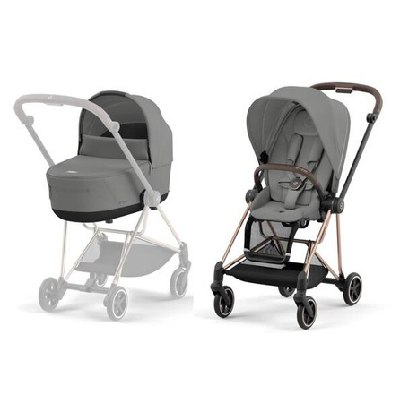 Cybex Mios 3.0 Wózek Głeboko-Spacerowy Mirage Grey