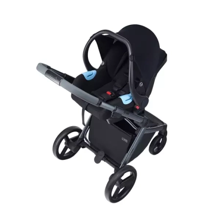 Anex L/Type Wózek Głęboko-Spacerowy z Okryciem Na Nóżki i Plecakiem Onyx