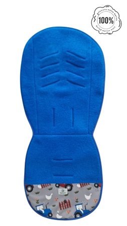 Simple Wool Uni Merry Wkładka Termoaktywna Antypotowa Do Wózka Sky Blue Traktory