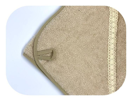 Ega Okrycie Kąpielowe 75/75cm 1518 Beż Koronka