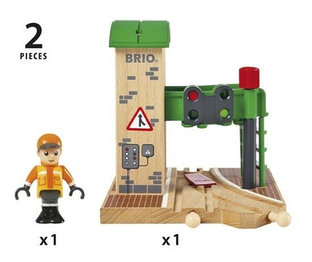 Brio World Zwrotnica z Sygnalizacją