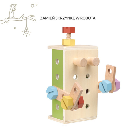 Micki Drewniane Narzędzia Zestaw Małego Majsterkowicza