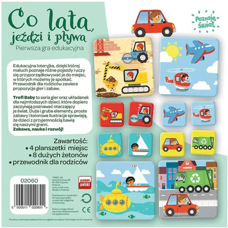 Trefl Co Lata, Jeździ i Pływa Gra Edukacyjna