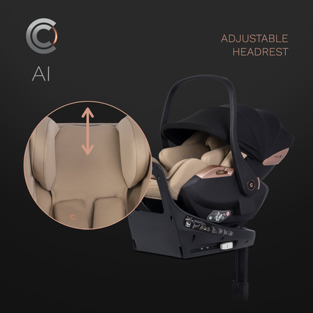 Cavoe AI Fotelik Samochodowy 0-13 Kg Natural